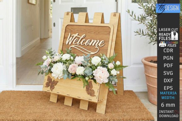 A-Frame Welcome Signs Laser Cut Bundle
