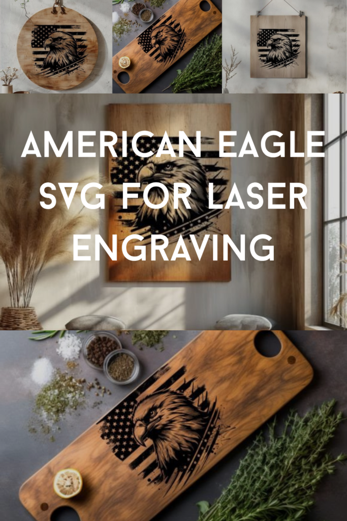 American Eagle SVG for Laser Engraving