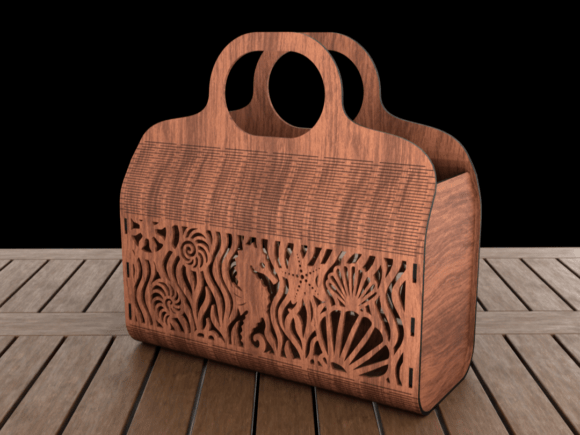 Beach Bag with Marine Life