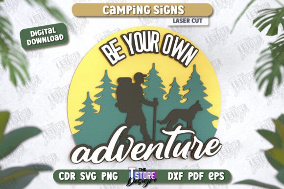 Camping Signs Bundle