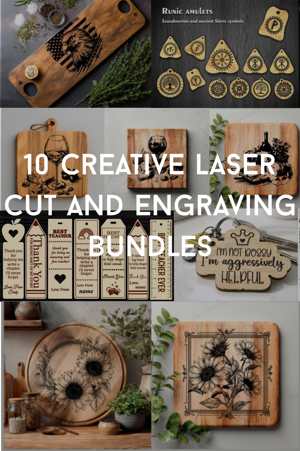10 Creative Laser Cut and Engraving Bundles