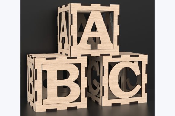 Laser Cut Alphabet Blocks Svg Files