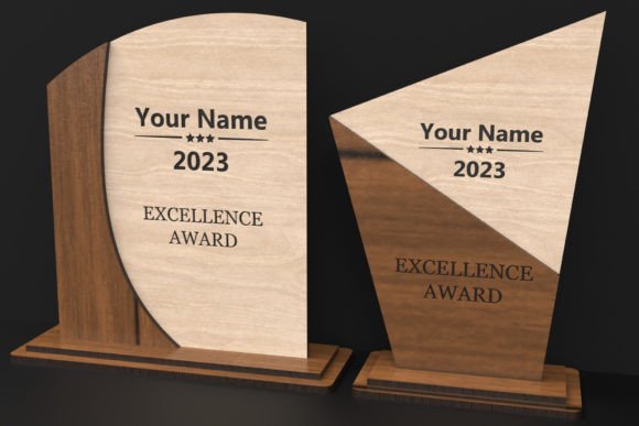 Laser Cut Award Trophy Svg Files
