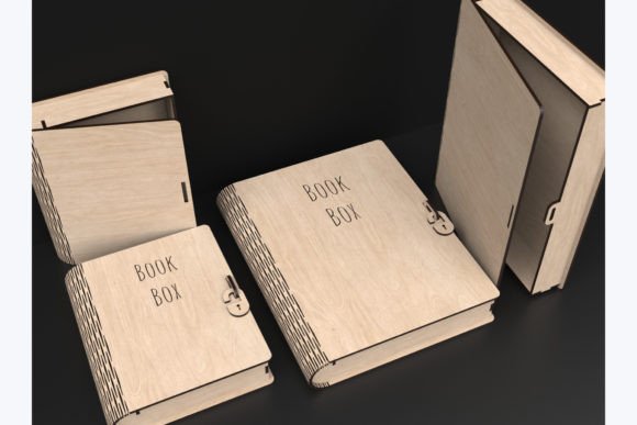 Laser Cut Book Box Svg Files