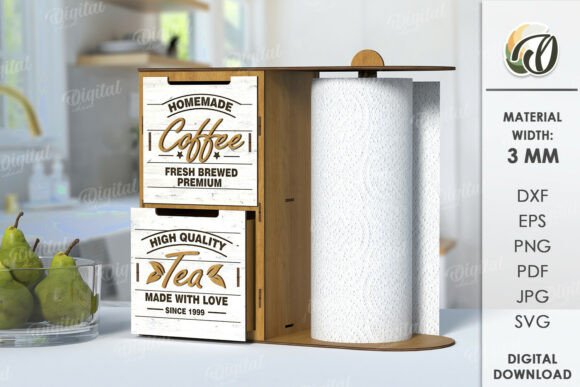 Paper Towel Holders Bundle Laser Cut