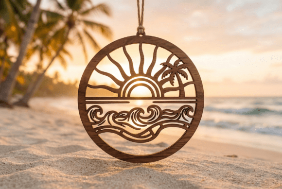 Summer Beach Ornaments