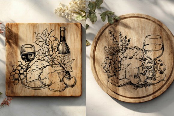 Wine Cutting Board
