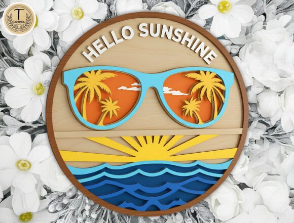Ello Sunshine Beach Door Hanger