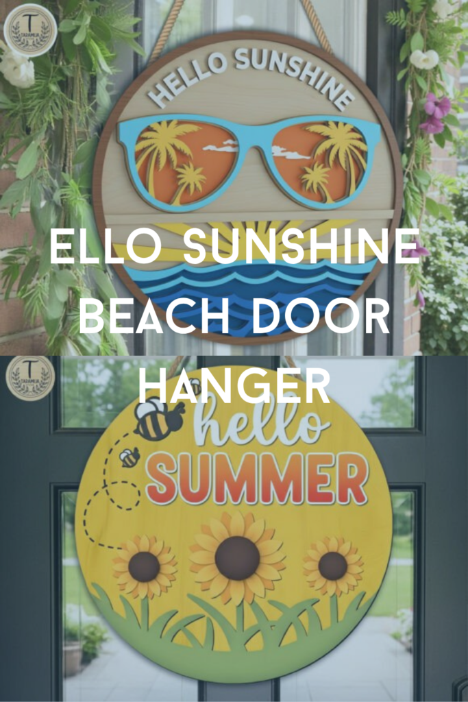 Ello Sunshine Beach Door Hanger