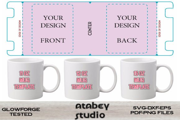 Mug Template Bundle Sublimation