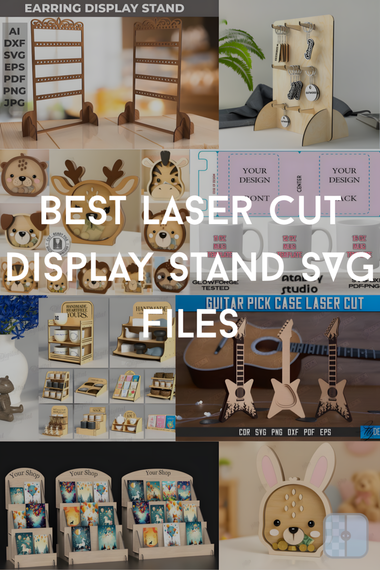 Best Laser Cut Display Stand SVG Files