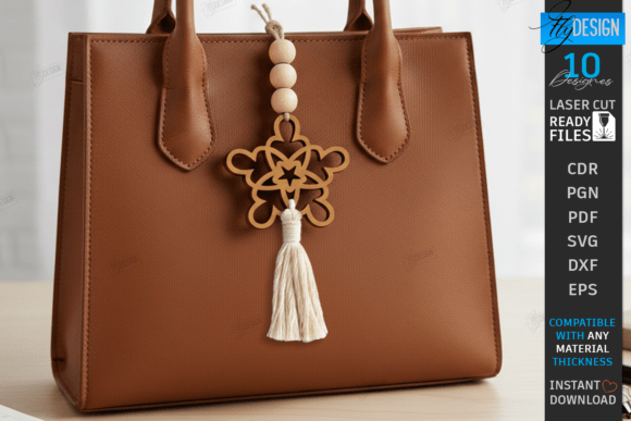 Flower Bag Tags Laser Cut Bundle