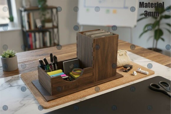 Laser Cut Desk Organizer Mega Bundle