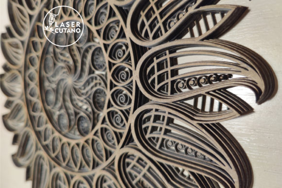 Laser Cut Template - the Sun