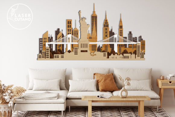 New York City Multilayer Laser Cut Files