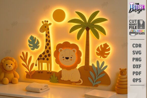 Nursery Luminous Wall Décor Bundle