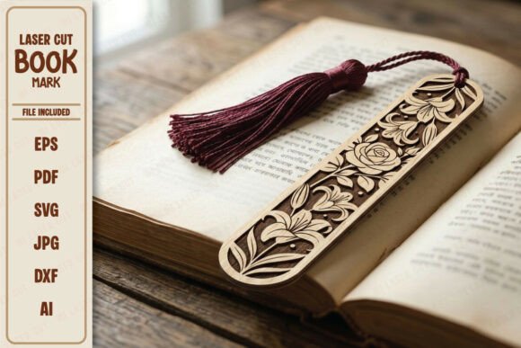 Premium Wooden Laser Cut Bookmark Bundle