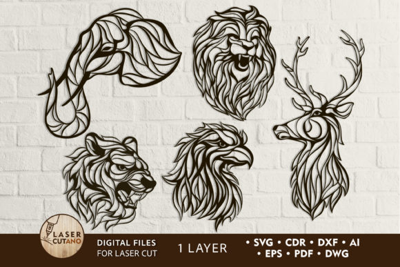 Stained Glass Animals