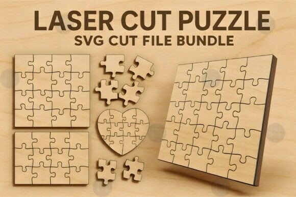 Toys & Games Laser Cut SVG Mega Bundle