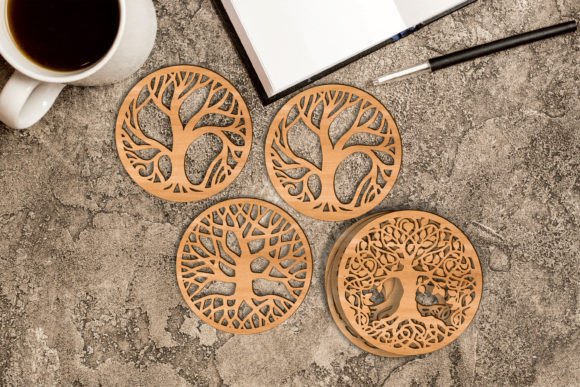 Tree of Life Coasters Bundle Templates