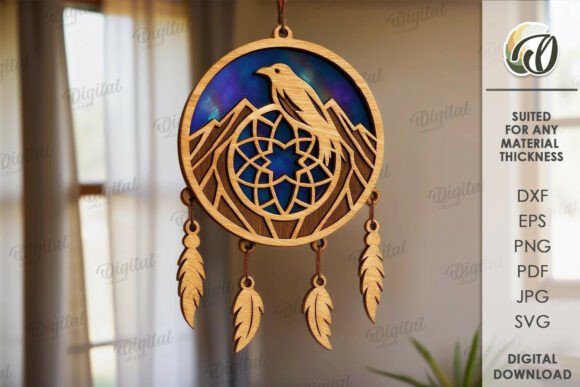 Wooden Dream Catchers Bundle Laser Cut