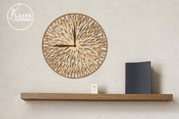Wooden Wall Clock Cut Template